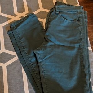 Teal Skinny Jeans